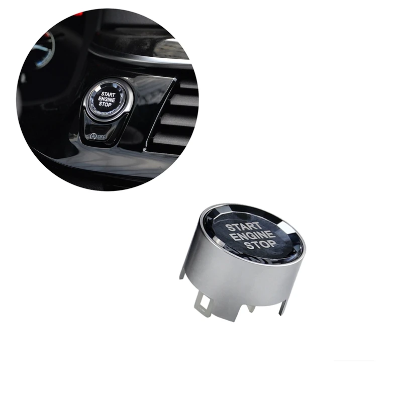 Автомобиль кристалл двигателя старт стоп кнопка КРЫШКА ДЛЯ BMW 1 2 3 4 5 6 7 серии F25 F26