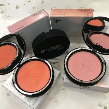

It Cosmetics Bye Bye Pore Blush 2 Color Face Rouge Makeup Cheek Powder Minerals Blusher Palette Naturally