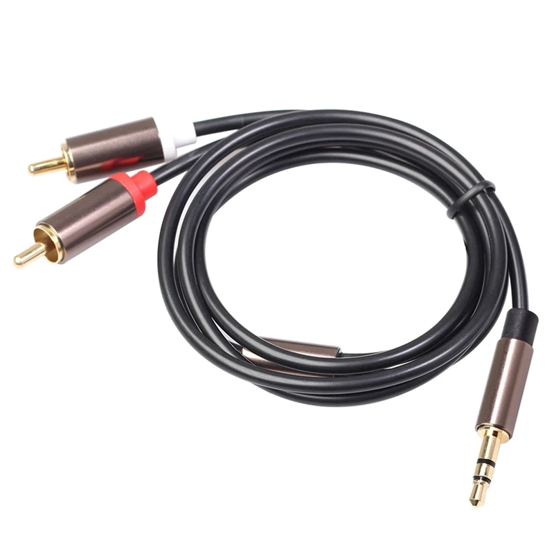 Кабель Rca Hifi стерео 3 5 мм на 2Rca аудиокабель Aux Jack Y разветвитель для усилителей