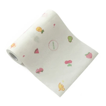 

Promotion! 2 Rolls of Kitchen Dishcloths Disposable Absorbent Lazy Rags Household Wipes to Wipe Oil Housework Cleaning Rags