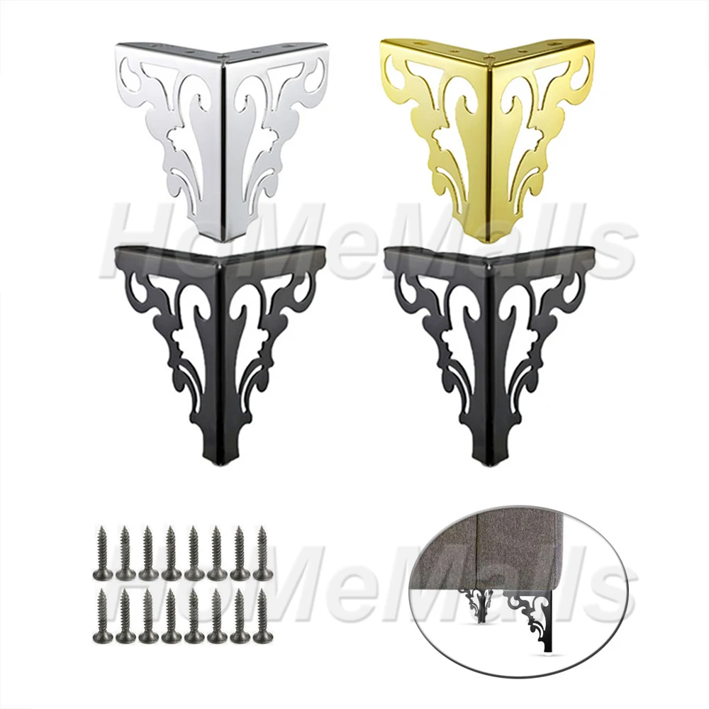 

1/2/4 Pieces of Hollow Modern Furniture Sofa Legs Cabinet Table Legs Coffee Table TV Stool Furniture Legs with Mounting Screws