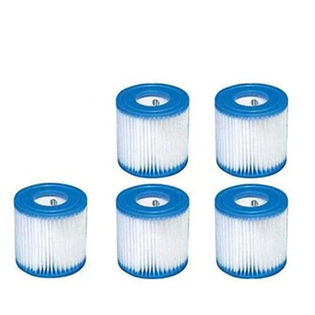 

7Pcs Swimming Pool Filter 300 Gallon Filter Cartridge,Swimming Pool Pump Filter Cartridge HS-630,for Pool Filter Pump