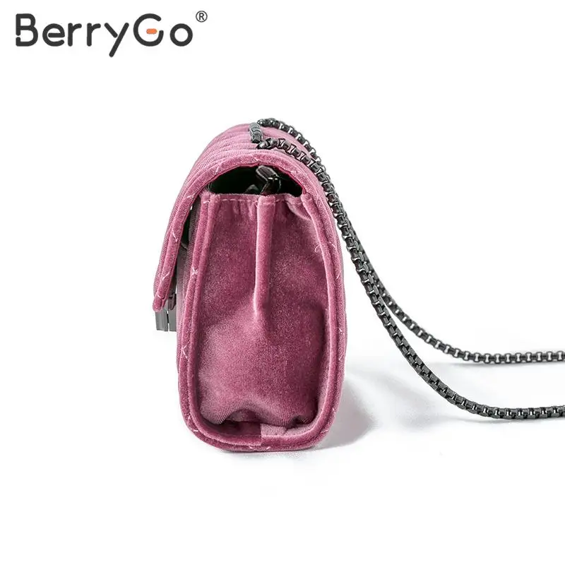 BerryGo, модная клетчатая сумка через плечо, Женская Офисная, для работы, шикарная, Осень-зима, ручная сумка, уличная, на кнопках, на молнии, с цепочкой