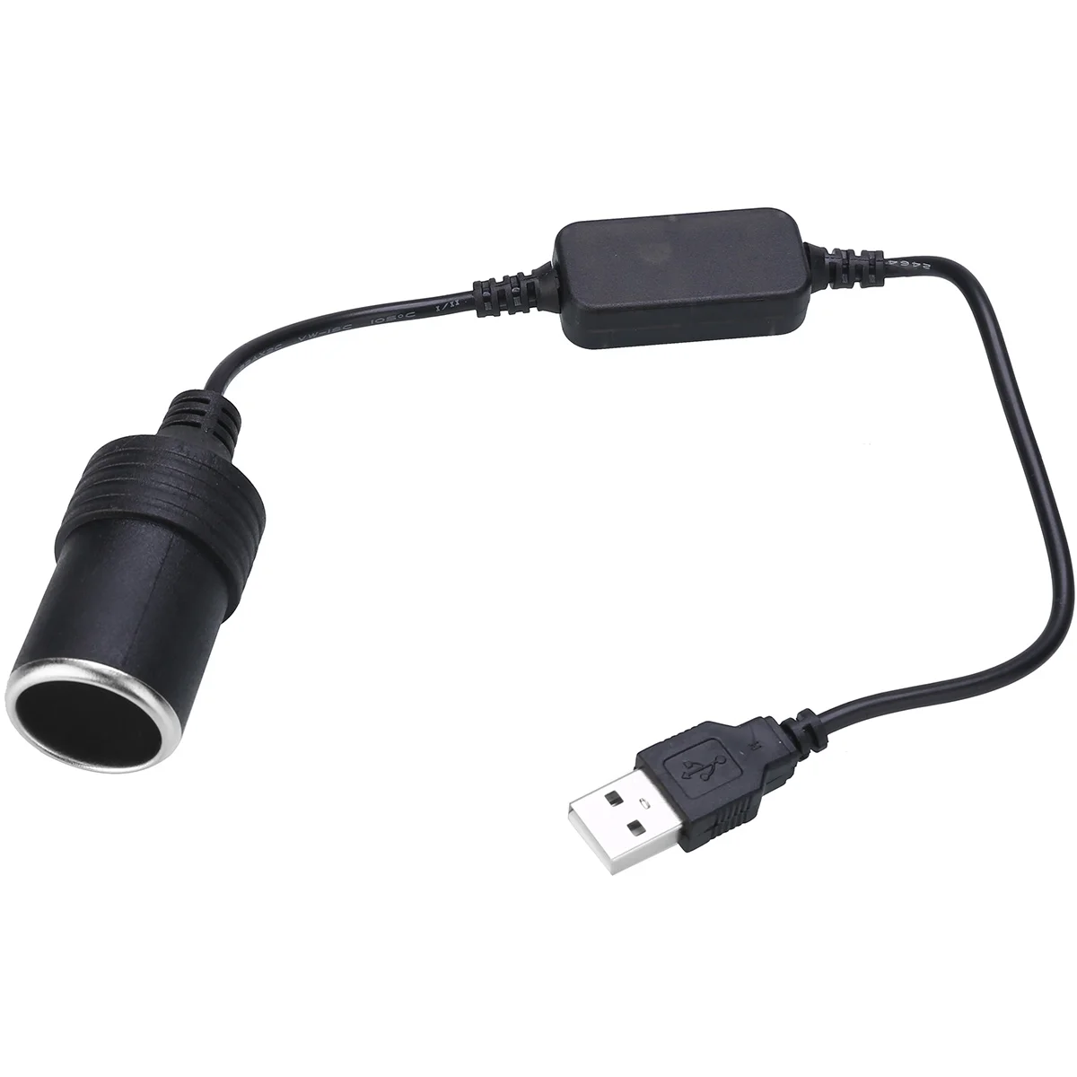 Универсальный 1 шт. конвертер адаптер проводной контроллер USB порт 12 В розетка для автомобильного прикуривателя Женский шнур питания