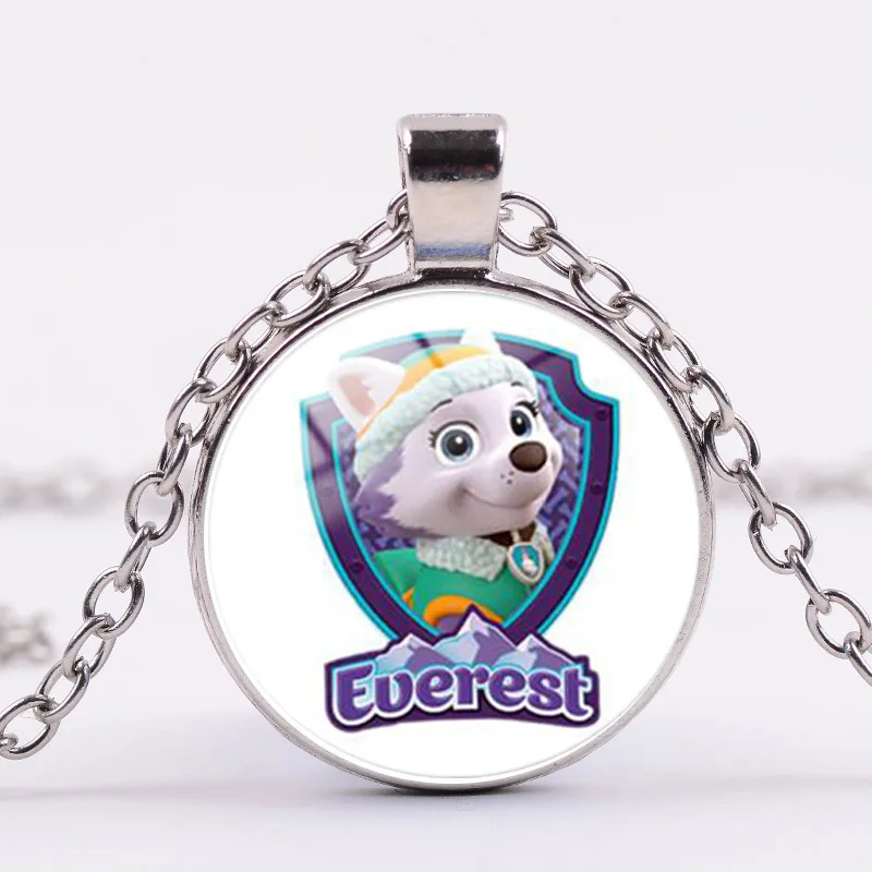 Paw Patrol time Драгоценный Камень Луна Ожерелье Набор Серьги Браслет игрушки - Цвет: Шампанское