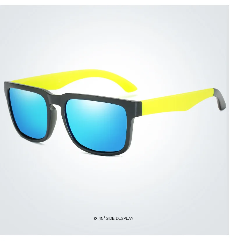 DJXFZLO фирменный дизайн поляризованные солнцезащитные очки мужские женские очки для вождения мужские очки с квадратной оправой UV400 очки