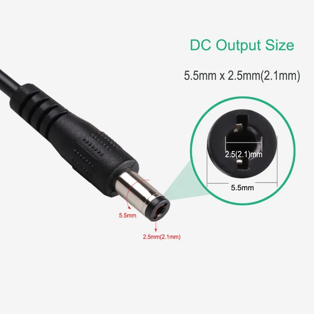DC 5 В до 8 4 в USB кабель преобразователь напряжения адаптер питания с разъемом 5x2 1 мм