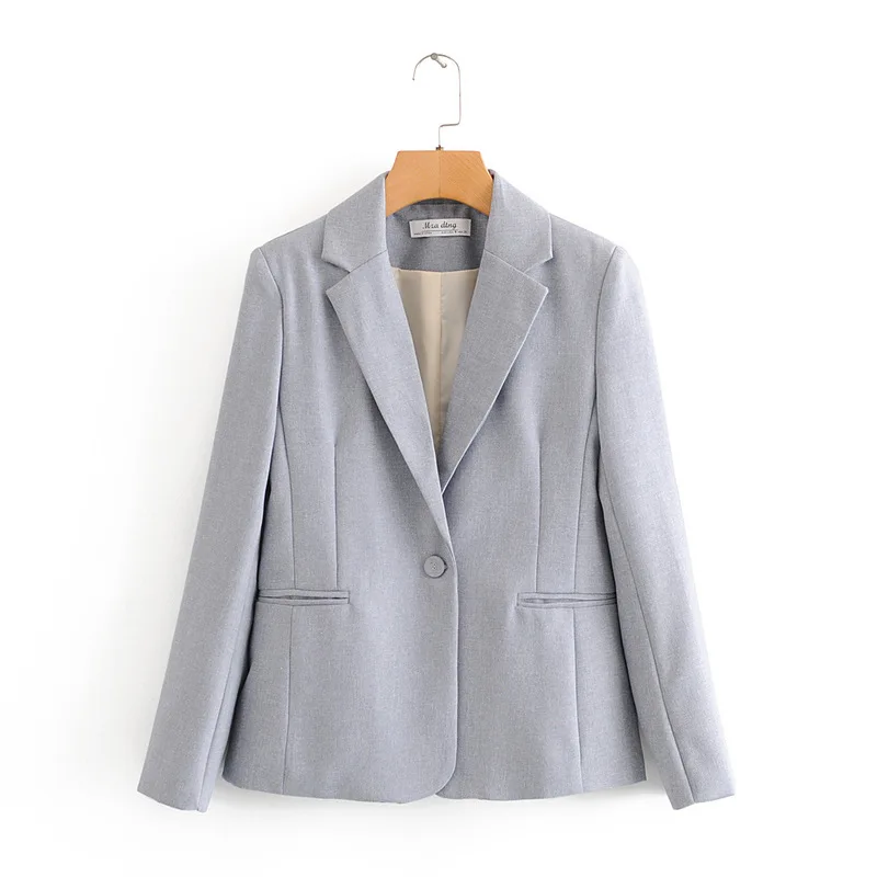 Woah 2020 Dt27576 куртка женская chaqueta mujer casaco feminino Женская Новая на одной пуговице