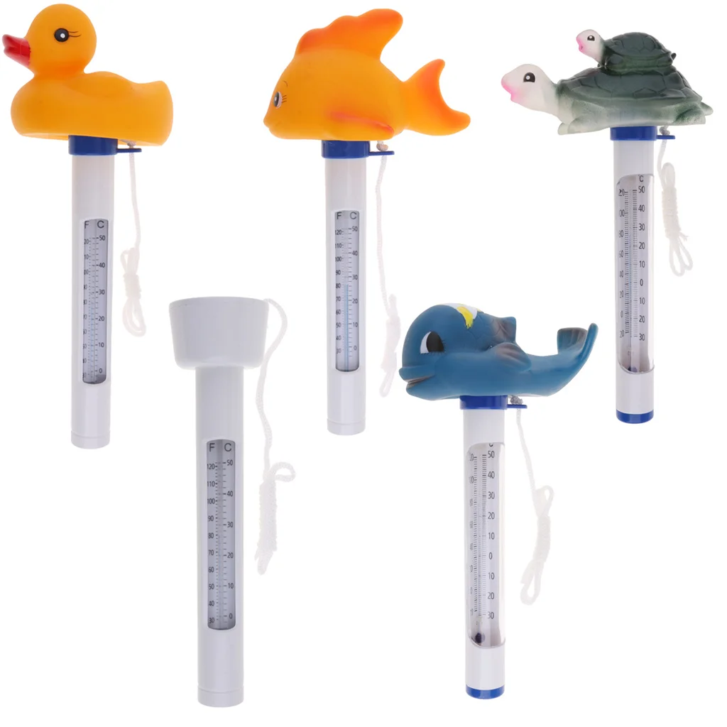 Hot Sale Floating Pond Pool&Spas Thermometer Swimming Pool Monitor Water Temperature with Rope for Swimming Pools Spas Hot Tubs
