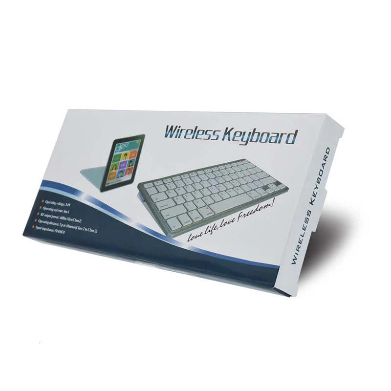 CHUYI для Ipad Bluetooth клавиатура беспроводная клавиатура мини ультра тонкий мультимедиа Teclado для Ipad IOS Android планшет смартфон