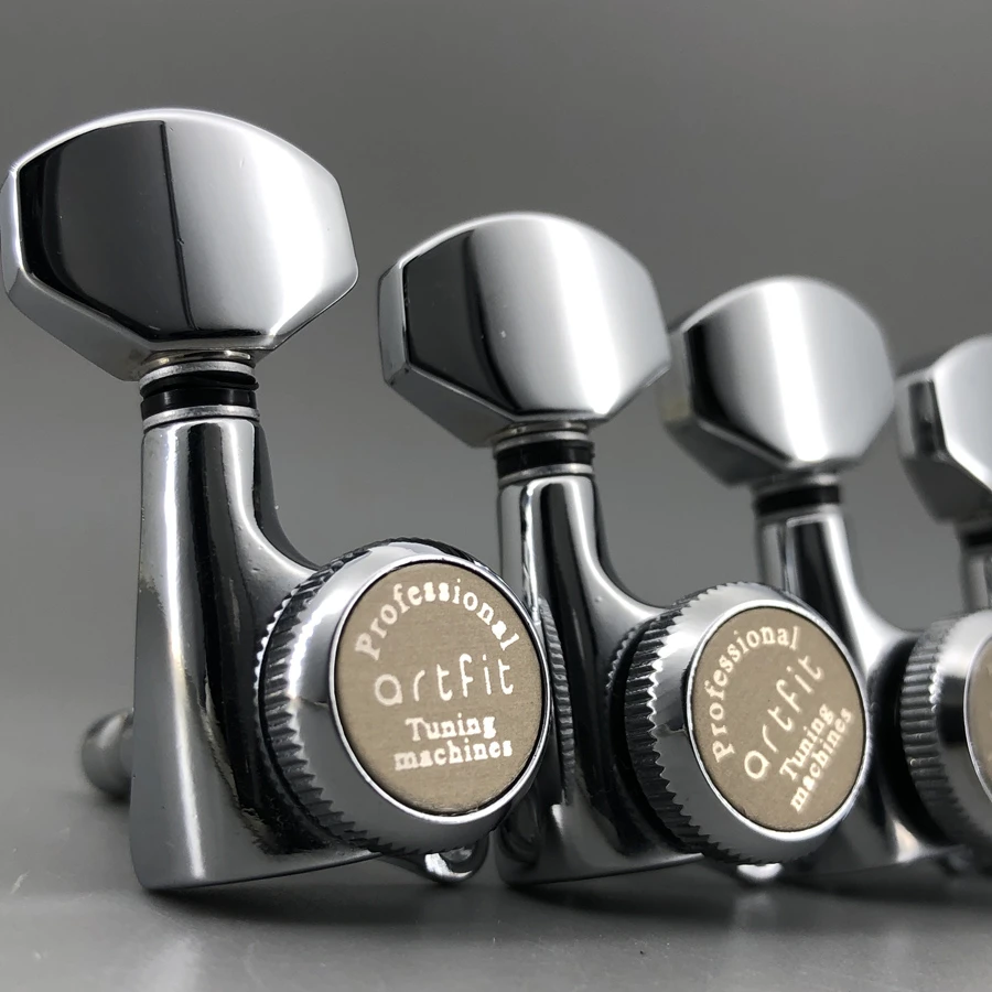 Guitar Locking Deluxe Machine Head Tuners Tuning Pegs SG Series Chrome