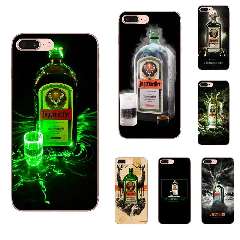 

Soft TPU Phone Cover Case For Xiaomi Redmi Mi 4 7A 9T K20 CC9 CC9e Note 7 9 Y3 SE Pro Prime Go Play Jagermeister Retro Bottle