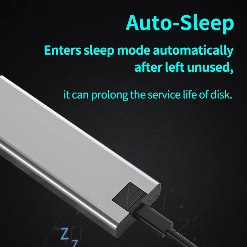 Корпус Acasis ssd m2 nvme для NVME PCIE NGFF SATA M/B Key SSD Disk корпус жесткого диска M.2 на USB Type C 3 1 с