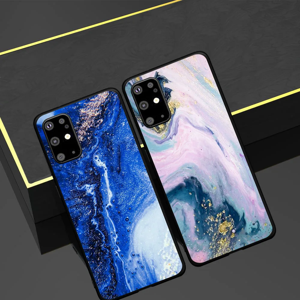 

2020 Geometric Marble phone case cover for Samsung Galaxy S6 S7 Edge S8 S9 S10 Lite S20 Ultra Note 8 9 10 Plus M40 etui coque