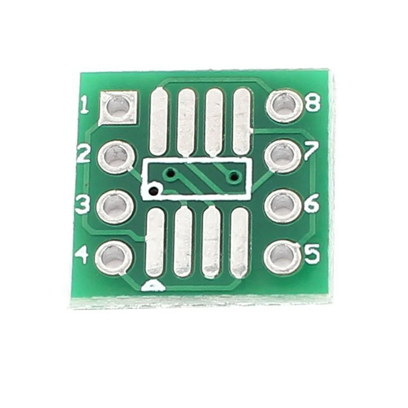 50Pcs SOP8 SSOP8 TSSOP8 SMD To DIP8 Adapter 0.65//1.27mm PCB Board