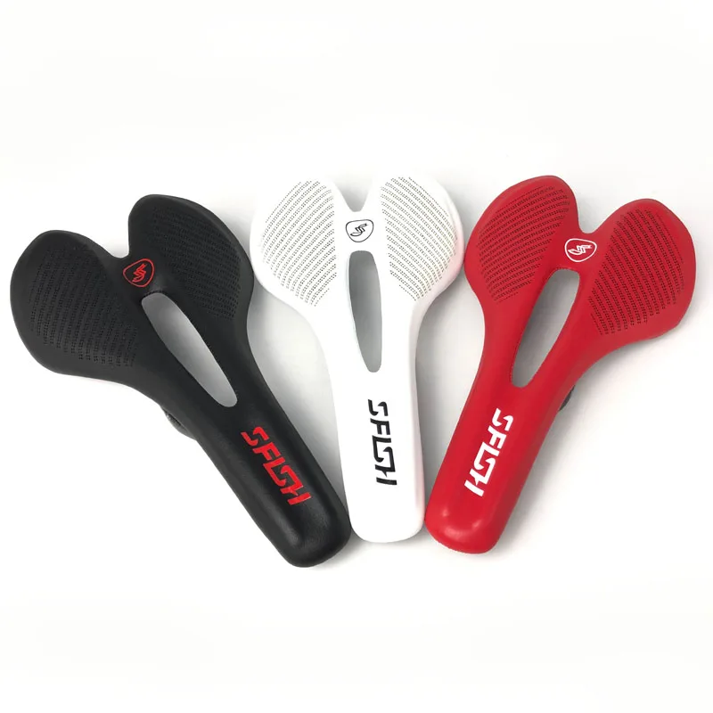 

SFISH Bicycle Seat Saddle MTB Road Bike Saddles Mountain Bike Racing Saddle PU Breathable Soft Seat Cushion