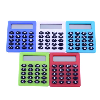 

Cartoon Mini Pocket Calculator 8 Display Digits Portable Caculator Handheld Pocket Type Coin Batteries Calculator Stationery Set