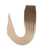 Toysww Tape in Human Hair Extensions Ombre Balayage Natural Blend Tape in Hair Extensions Straight 20 40 pieces ► Photo 2/6
