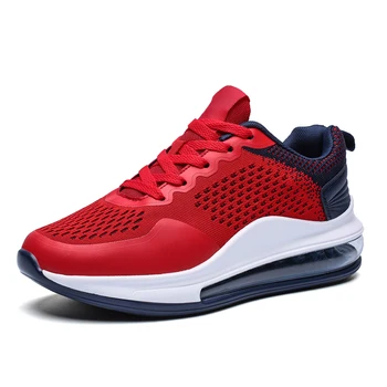 

Air Cushion Couples Sneakers Breathable Mesh Running Men Shoes Gray Pink Women Sports Shoes Outdoor Man Woman Walking Athletic 9