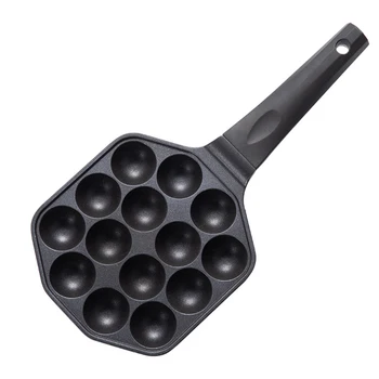 

Takoyaki Pan Cooking Grill For Octopus Ball Kitchen Non Stick Baking Mold 14 Holes Aluminum Alloy Plate Home Maker Easy Clean