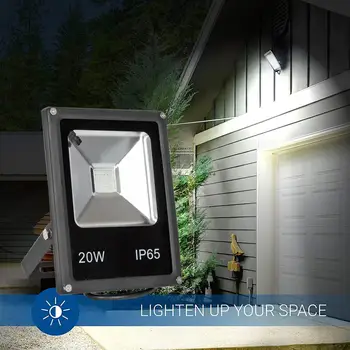 

10/20/30W Outdoor Floodlights LED Colorful RGB Waterproof Projection Lamp Energy Saving Lighting with Remote Control