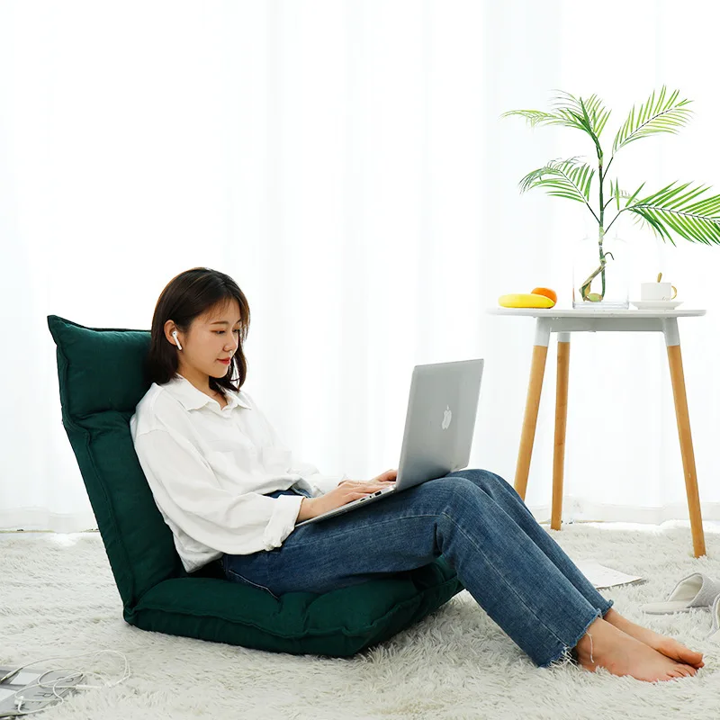 

Single folding small sofa lazy sofa tatami bed dormitory computer bedroom balcony bay window chair