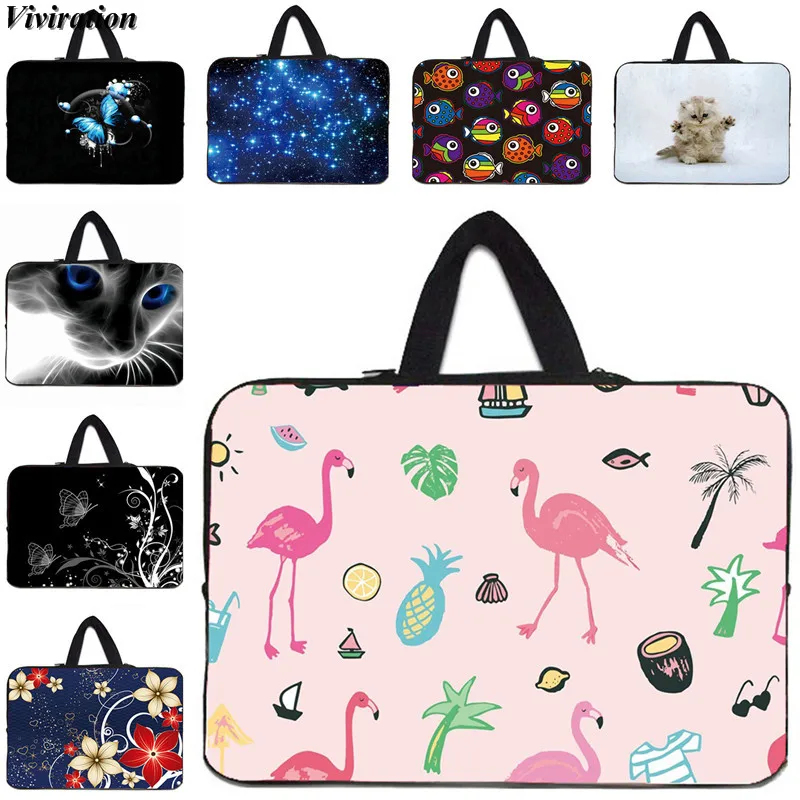 Funda Portatil 15.4 15 Inch Computer Bags For Xiaomi Macbook Chuwi 15.6 14.1 10 12 13 14 17 17.3 Laptop Bags Sleeve Zipper Pouch