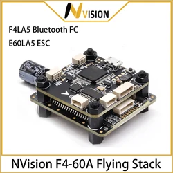 NVision TCMMRC Hot Sale F4-60A Flying Stack 60A 3-6S Lipo Brushless ESC and F4LA5 Flight Control for RC Drones FPV Racing Dron