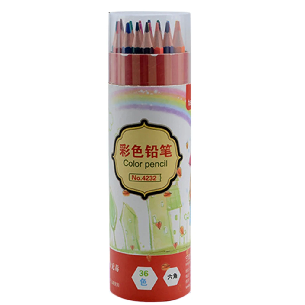 Bottled Pupils Professional Color Pencil Drawing Painting Coloring Box Candy Colors Lead Pencils DIY Colorful Wood Crayon