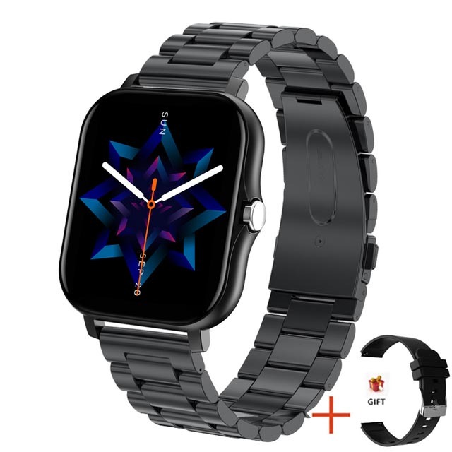 New Women Smart Watch Men 1.69" Color Screen Full Touch Fitness Tracker Bluetooth Call Smart Clock Ladies Smartwatch Women