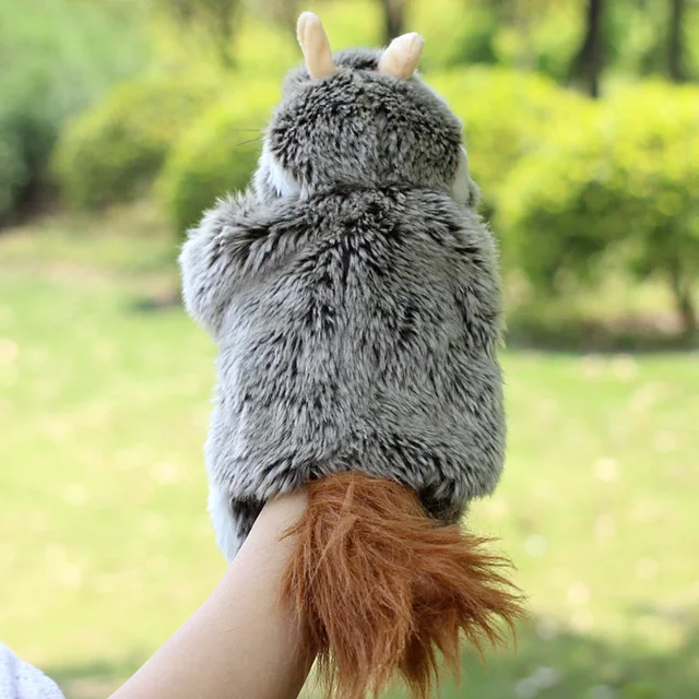 Plush hand model vole plush toy Lovely Mouse Animal Doll Plush Sleeve Hand Puppet Storytelling Toy Kids Gift 4