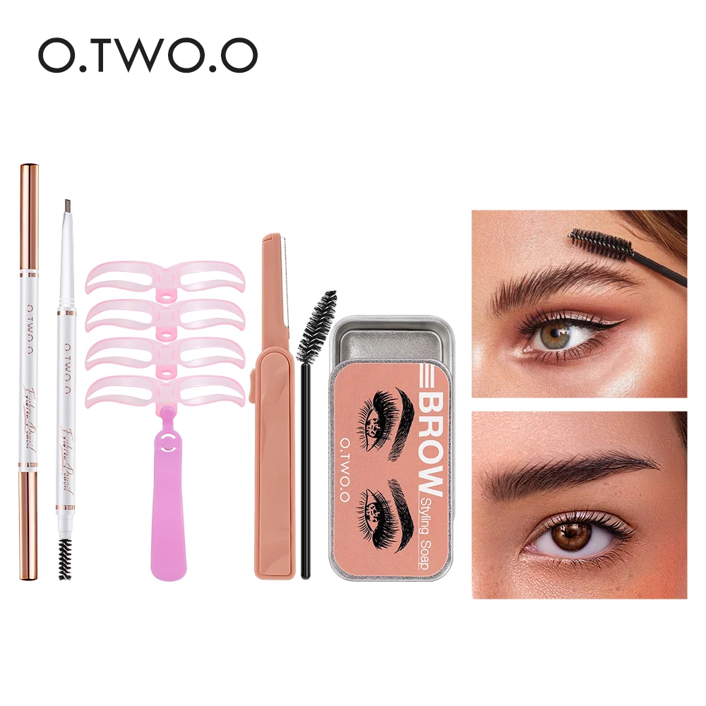O.TWO.O Eyebrow Makeup Sets 5pcs Full Makeup Kit Waterproof Long