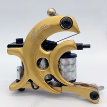 Ручная сборка 10 катушек татуировки машина пистолет для Liner Shader Чугунные татуировки машины для тату поставки
