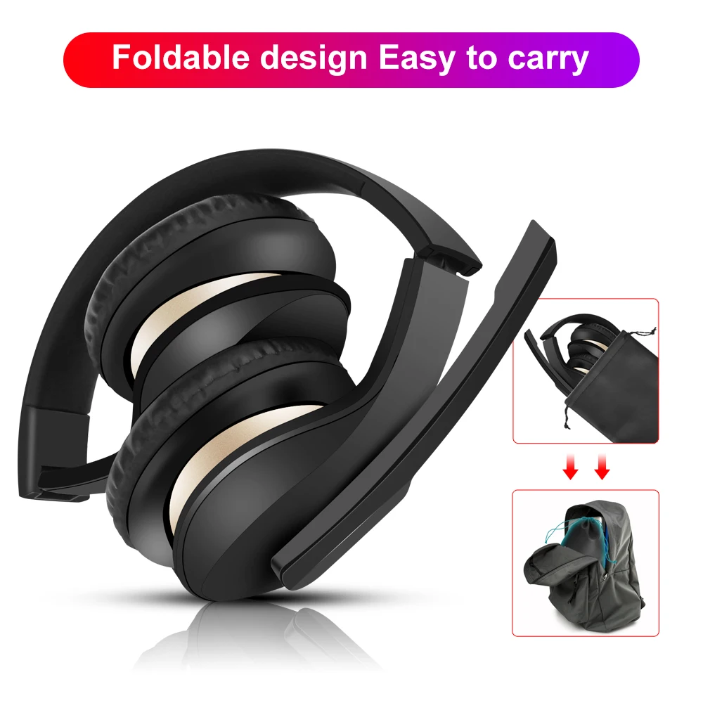 Foldable V6 Stero Gaming Headphone with Microphone For Nintendo Switch