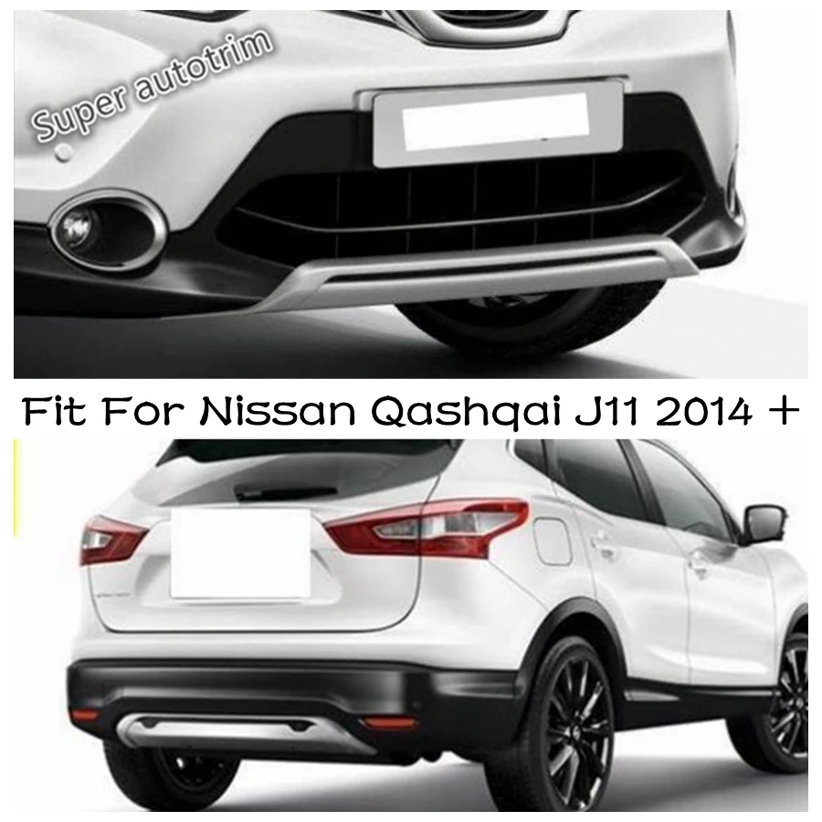 Lapetus-Protection de pare-chocs avant et arrière pour Nissan Qashqai J11,  kit de couverture de plaque de protection, garniture, anti-impact,  extérieur, 2014 - 2016 - AliExpress