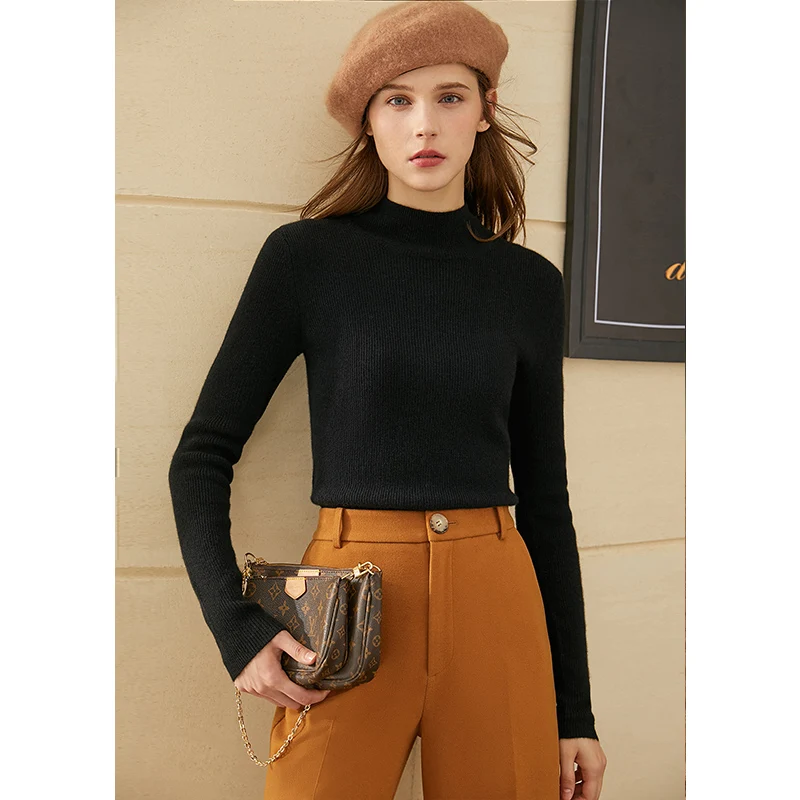 Amii Minimalism Winter Sweaters For Women