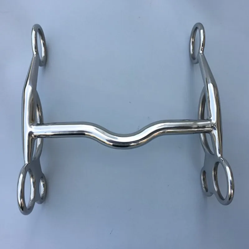 Stainless Steel Western Bit Horse Equipment Versatile Bits HorseTack Equine 13.3cm 14.6cm