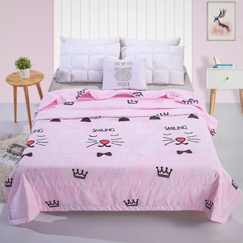 

Thin Summer Quilts Cotton Air-conditioning Quilt Comforter Bed Cover Sofa Throw Blankets Bedspread Cartoon