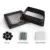 S-XL 4 Way Lockable Dog Cat Kitten Door Security Flap Door ABS Plastic Intelligent Control Door Animal Small Pet Cat Dog Gate