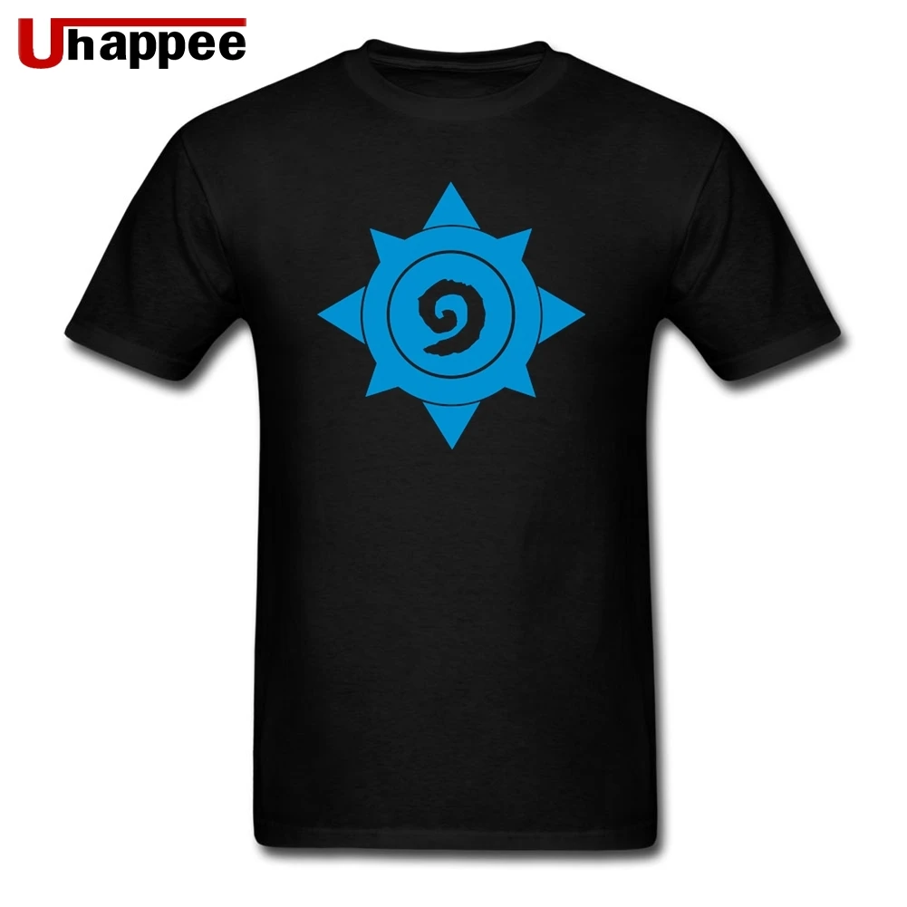Tees Shirt Hearthstone Logo Teenagers Fashion Designer T Shirts Men Short Sleeve Fashionable Brand Top Apparel | Мужская одежда