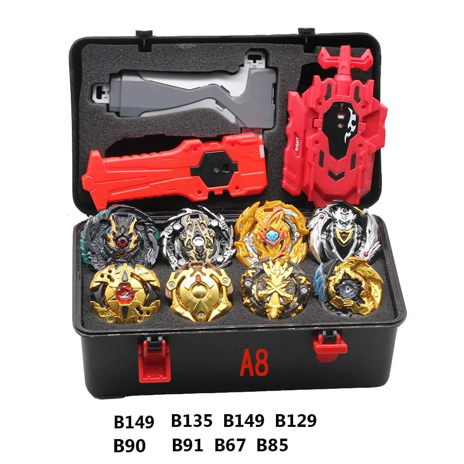 A8 Beyblade стадион, бейблэйд бёрст GT Набор бейблэйд волчок бейблэйд Металл Fusion пусковое устройство мощный бой игрушка-Лидер продаж, спинер бей лезвие - Цвет: A8
