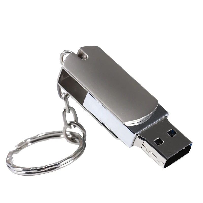 Металлический USB флеш-накопитель JASTER, портативный флеш-накопитель 128 ГБ, 64 ГБ, 32 ГБ, 16 ГБ, 4 Гб, флешка, мини-флешка, USB карта памяти, логотип клиента - Цвет: Серебристый