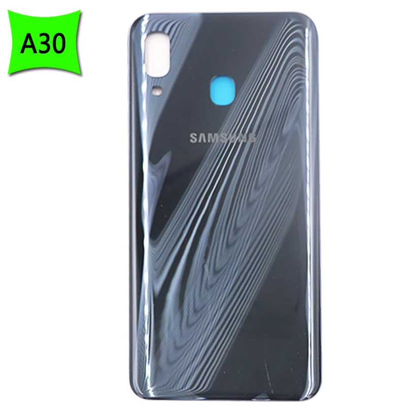 Чехол на заднюю панель для samsung Galaxy A30 A40 A50 A70 чехол на заднюю дверь для батареи чехол на заднюю дверь для A305 A405 A505 A705 - Цвет: A30 Black