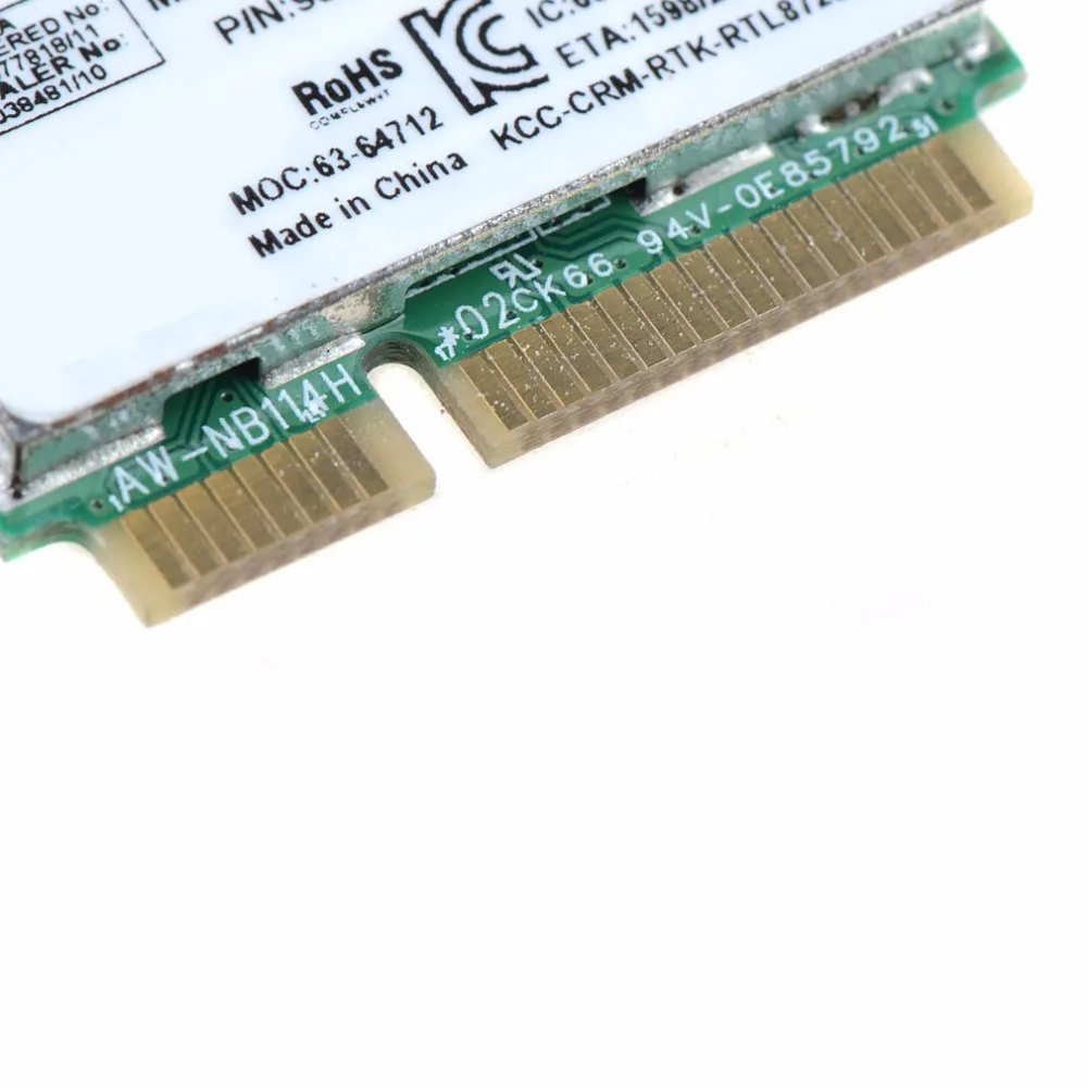 Сетевые карты для ноутбука Mini PCI-E Combo беспроводная карта Realtek RTL8723AE 300M+ 4,0 Bluetooth 802.11n сетевые карты VCM18 Новинка