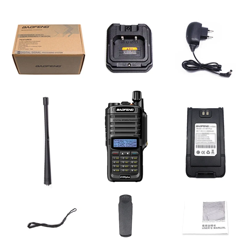 Baofeng Uv 9r Plus 10w Ip68 Walkie Talkie Waterproof High Power Cb Ham Km Long Range Uv9r Portable Two Way Radio Hunting Walkie Talkie Aliexpress