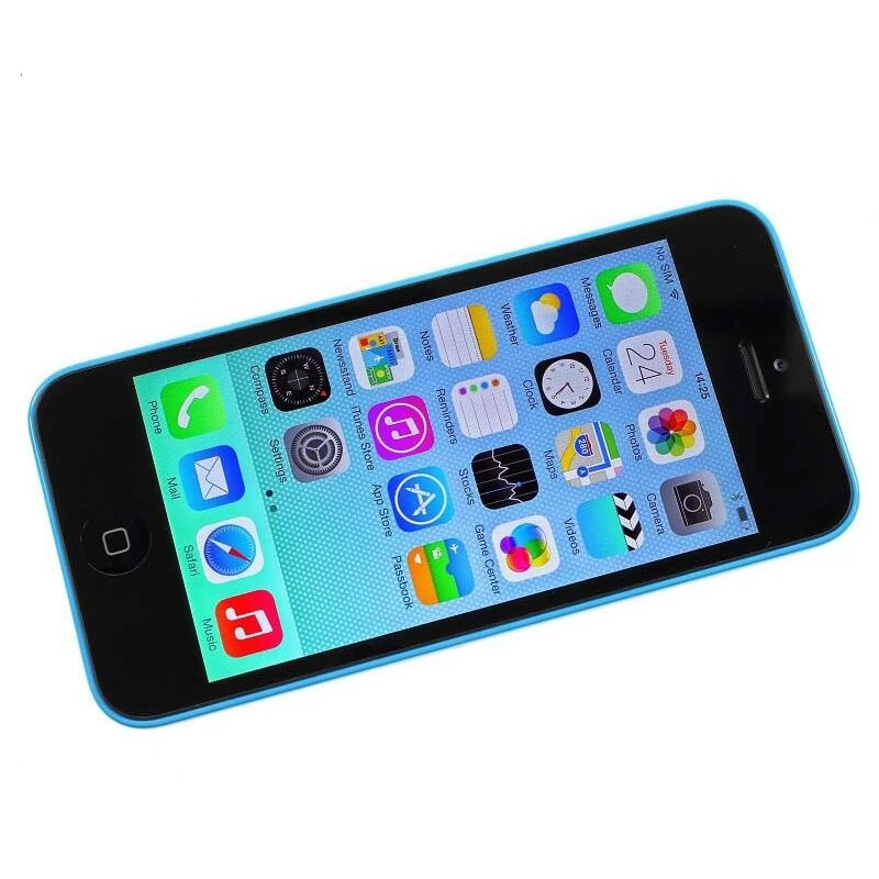 Разблокированный Apple iPhone 5C двухъядерный 4," 8MP мобильный телефон 8 ГБ/16 ГБ/32 ГБ rom IOS gps WCDMA 3g мобильный телефон