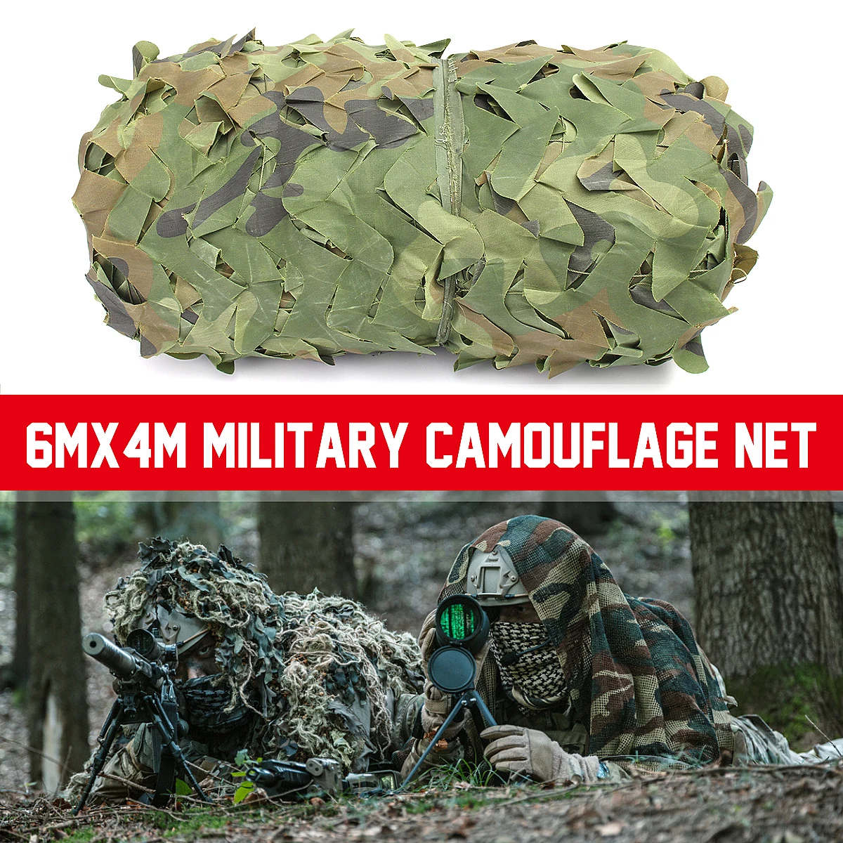 

6x4m Outdoor Sun Shelter Canopy Woodland Camouflage Netting Sunshade Cloth Military Army Hunting Camping Cover Net Decoration