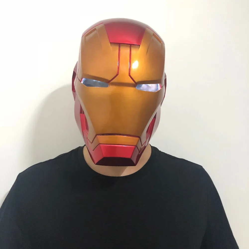 

Avengers Endgame Iron Man Cosplay Props Full Face LED Helmet PVC Masks Thanos Infinity Gauntlet Gloves Iron man Halloween Party