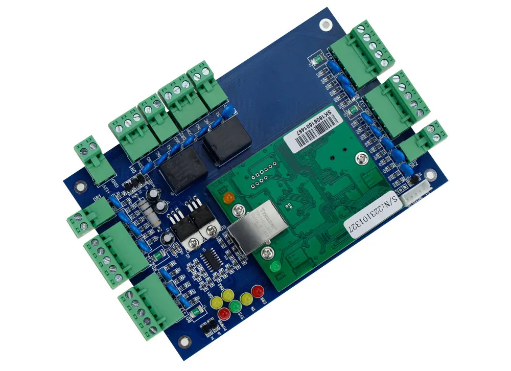 OBO руки TCP/IP Управление Панель доска с DC12V 5A металлический Питание конвертера для 1/2/4 двери офис Прихожая Системы