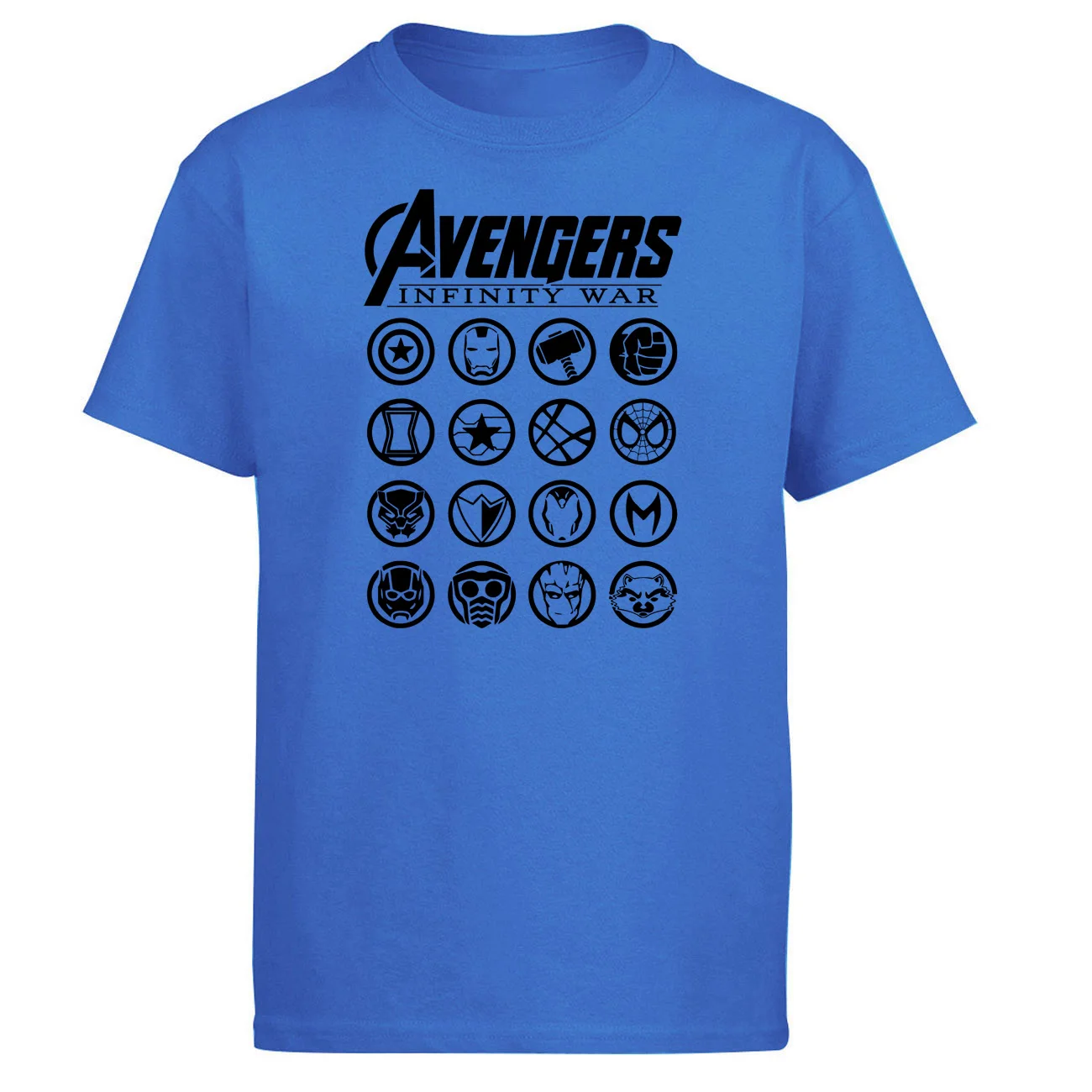 Мужская футболка «мстители», супергерой, Железный человек, Капитан Америка, Тор, Халк, Черная Вдова, летние топы, супергерой, футболка, футболки - Цвет: Blue 1